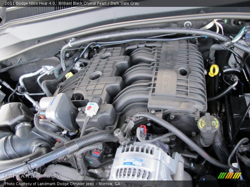 Brilliant Black Crystal Pearl / Dark Slate Gray 2011 Dodge Nitro Heat 4.0