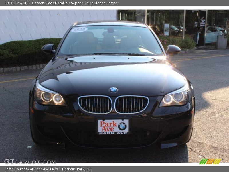 Carbon Black Metallic / Sepang Beige Merino Leather 2010 BMW M5