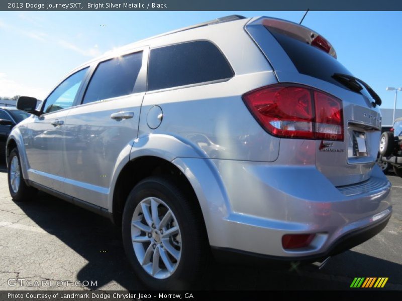 Bright Silver Metallic / Black 2013 Dodge Journey SXT