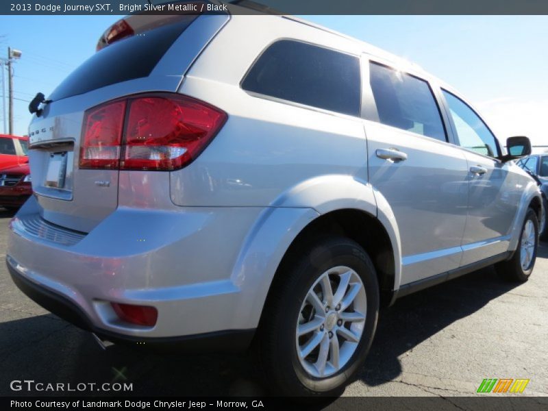Bright Silver Metallic / Black 2013 Dodge Journey SXT