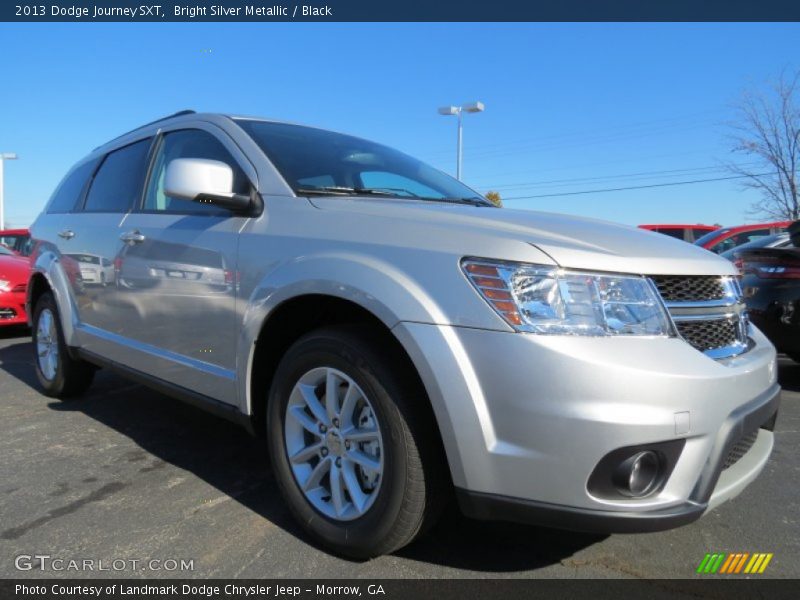 Bright Silver Metallic / Black 2013 Dodge Journey SXT