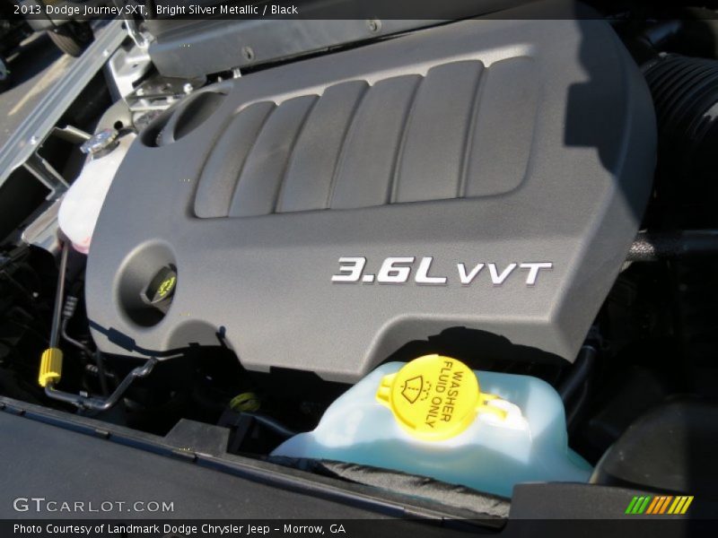 Bright Silver Metallic / Black 2013 Dodge Journey SXT