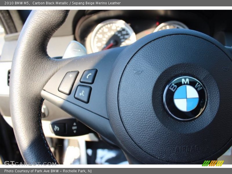 Carbon Black Metallic / Sepang Beige Merino Leather 2010 BMW M5