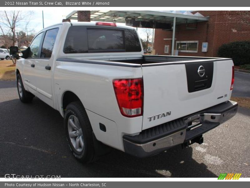 Blizzard White / Almond 2012 Nissan Titan SL Crew Cab