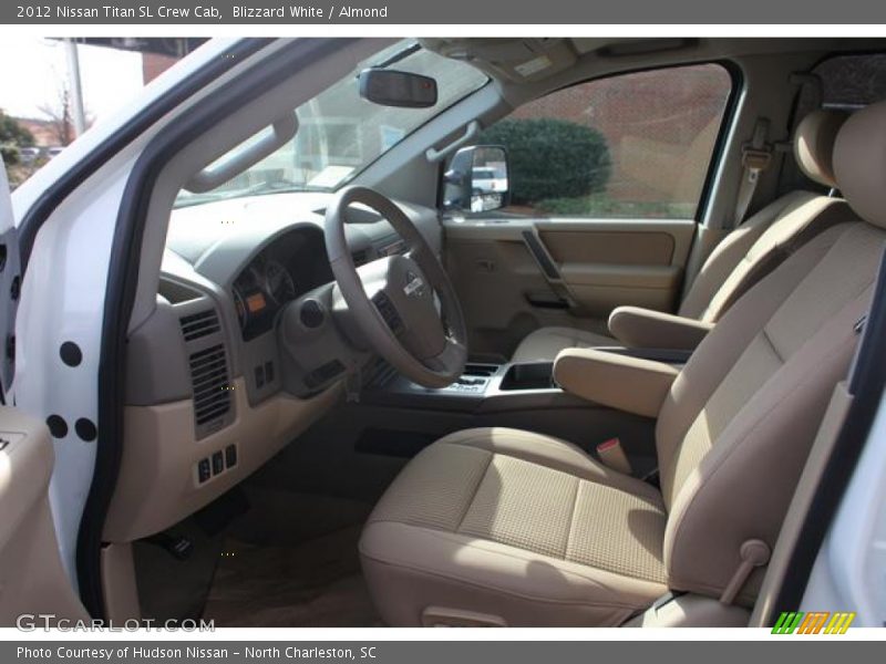 Blizzard White / Almond 2012 Nissan Titan SL Crew Cab