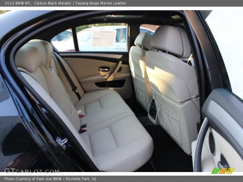 Rear Seat of 2010 M5 