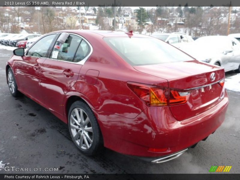 Riviera Red / Black 2013 Lexus GS 350 AWD