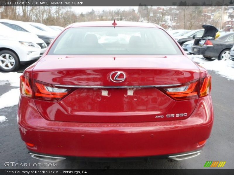 Riviera Red / Black 2013 Lexus GS 350 AWD