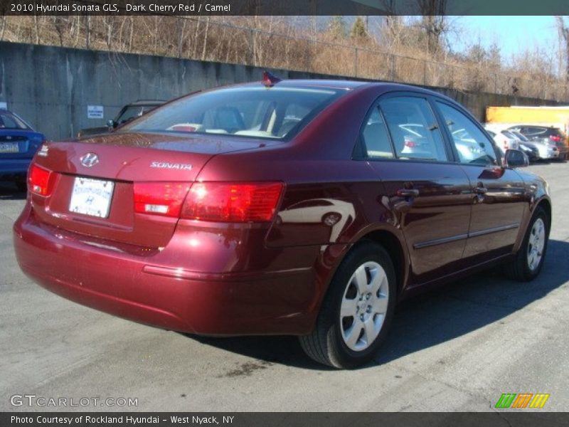 Dark Cherry Red / Camel 2010 Hyundai Sonata GLS