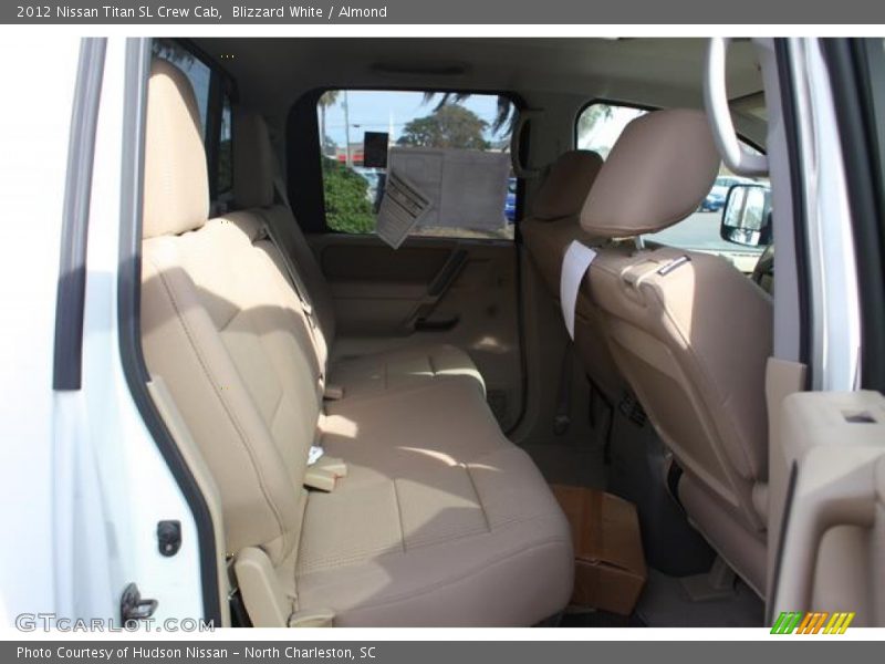 Blizzard White / Almond 2012 Nissan Titan SL Crew Cab