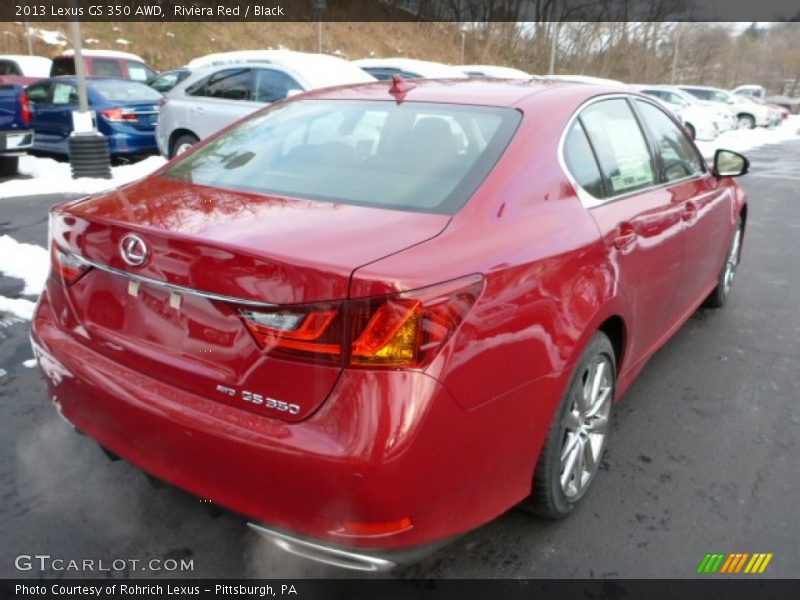 Riviera Red / Black 2013 Lexus GS 350 AWD