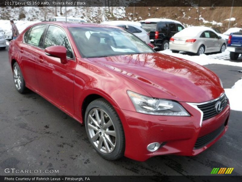 Riviera Red / Black 2013 Lexus GS 350 AWD