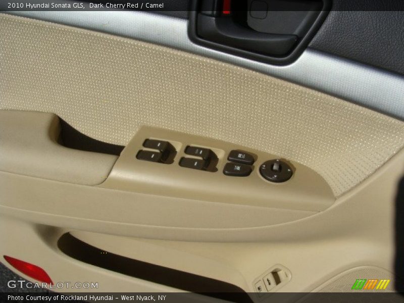 Dark Cherry Red / Camel 2010 Hyundai Sonata GLS