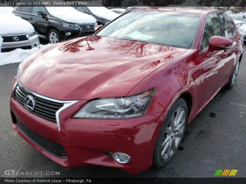 Riviera Red / Black 2013 Lexus GS 350 AWD