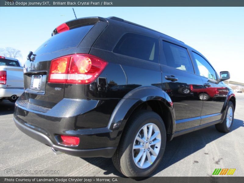 Brilliant Black Crystal Pearl / Black 2013 Dodge Journey SXT