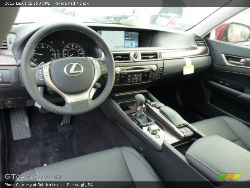 Riviera Red / Black 2013 Lexus GS 350 AWD
