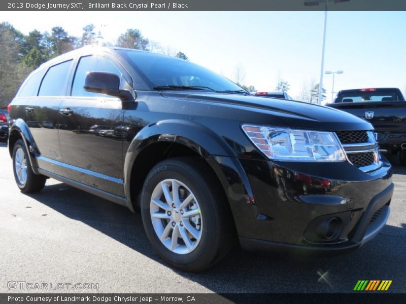 Brilliant Black Crystal Pearl / Black 2013 Dodge Journey SXT