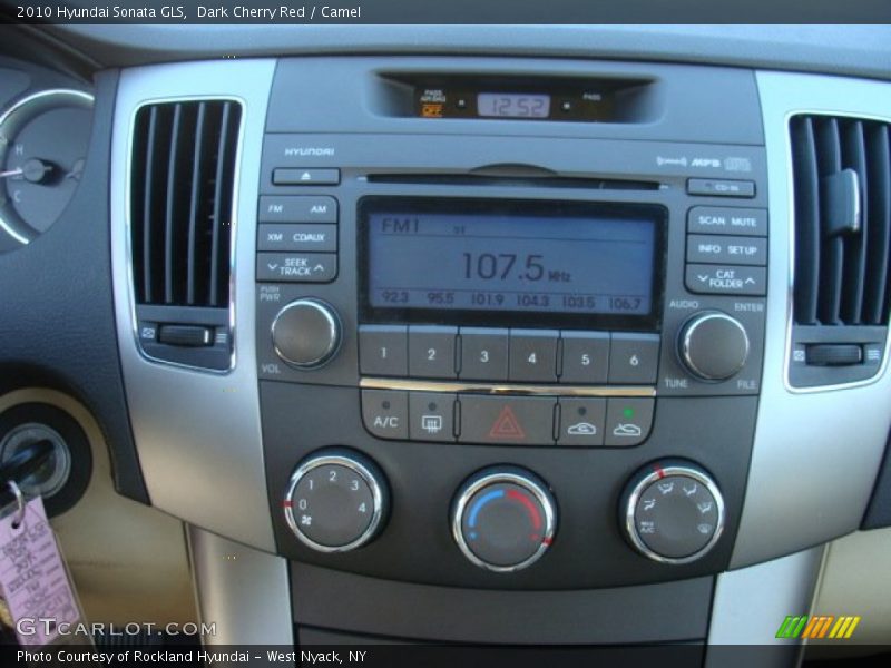 Dark Cherry Red / Camel 2010 Hyundai Sonata GLS