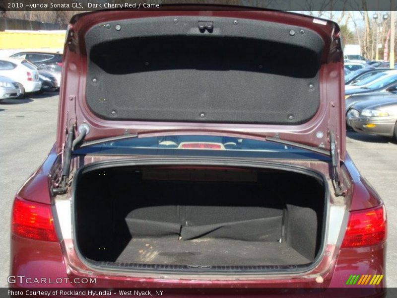 Dark Cherry Red / Camel 2010 Hyundai Sonata GLS