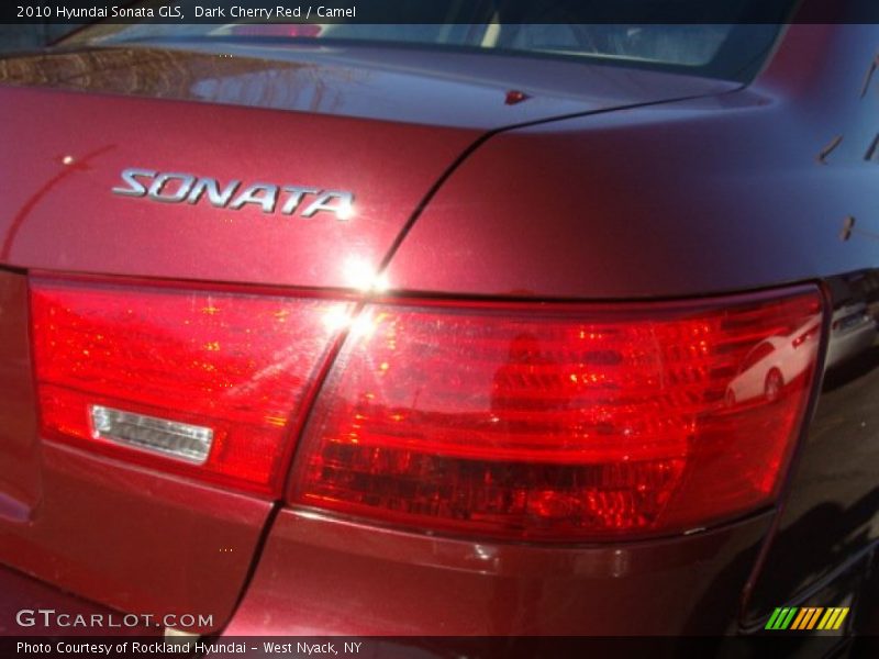 Dark Cherry Red / Camel 2010 Hyundai Sonata GLS