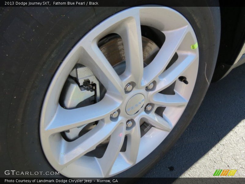 Fathom Blue Pearl / Black 2013 Dodge Journey SXT