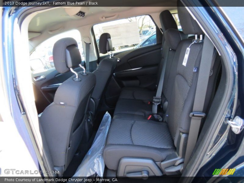 Fathom Blue Pearl / Black 2013 Dodge Journey SXT