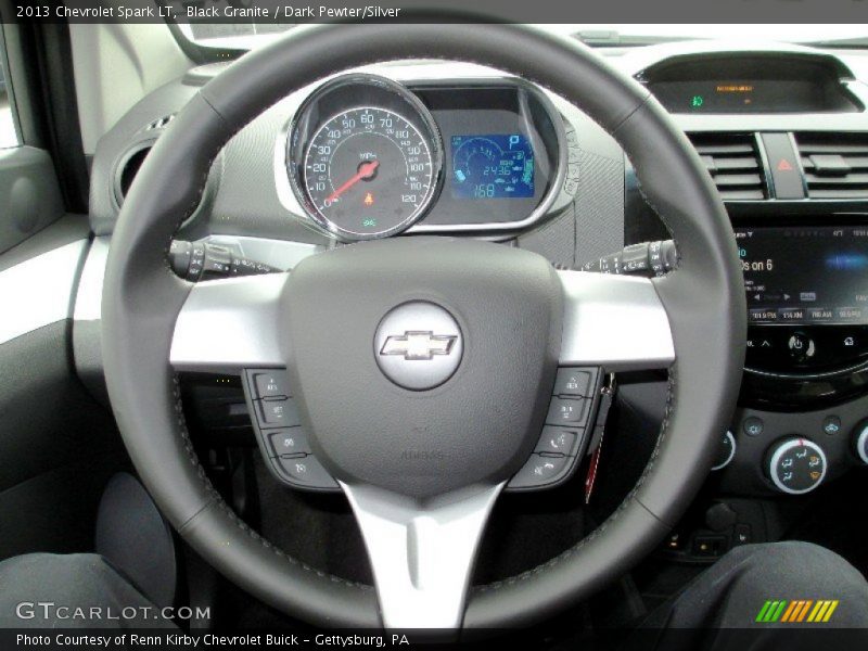 Black Granite / Dark Pewter/Silver 2013 Chevrolet Spark LT