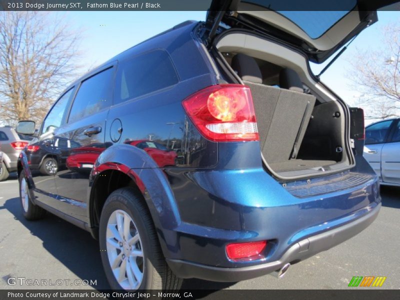 Fathom Blue Pearl / Black 2013 Dodge Journey SXT