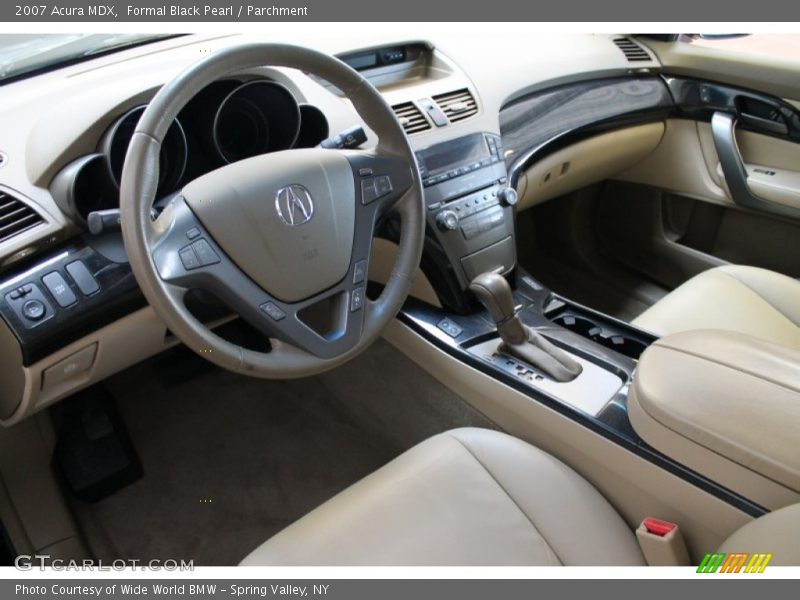 Formal Black Pearl / Parchment 2007 Acura MDX