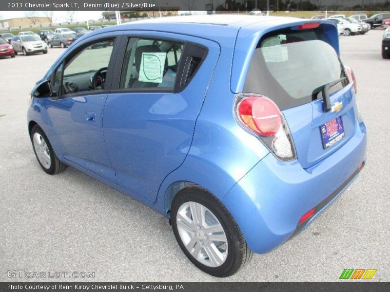 Denim (Blue) / Silver/Blue 2013 Chevrolet Spark LT