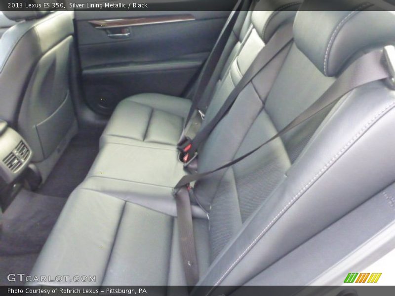 Silver Lining Metallic / Black 2013 Lexus ES 350
