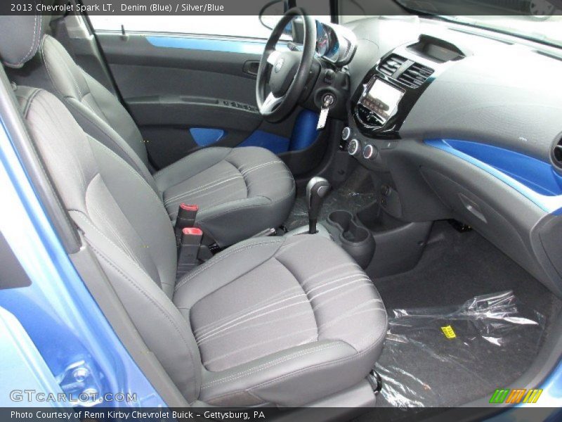  2013 Spark LT Silver/Blue Interior