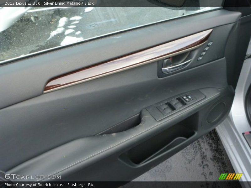 Silver Lining Metallic / Black 2013 Lexus ES 350