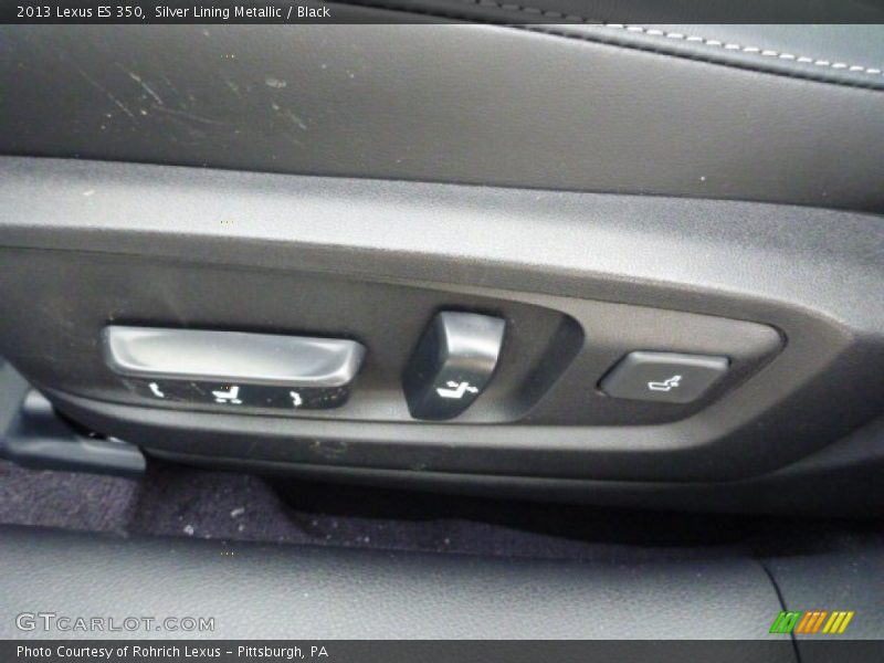 Silver Lining Metallic / Black 2013 Lexus ES 350