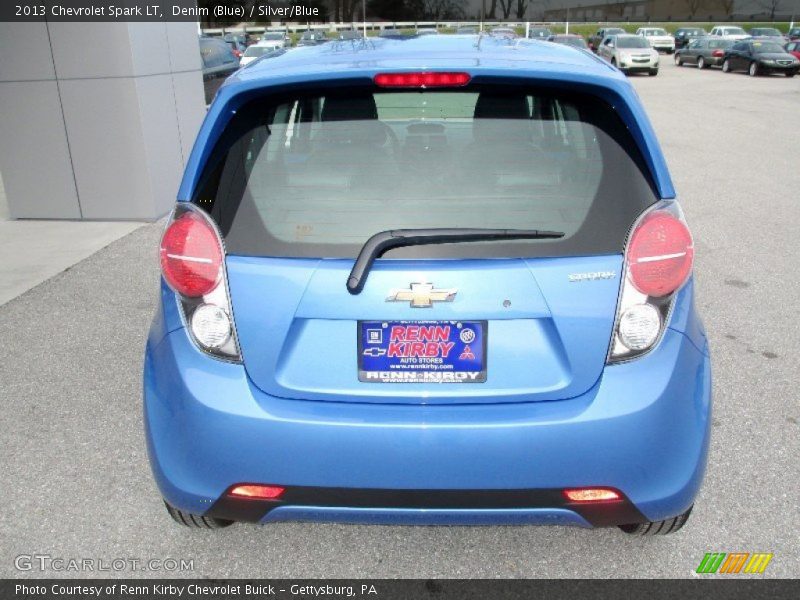 Denim (Blue) / Silver/Blue 2013 Chevrolet Spark LT