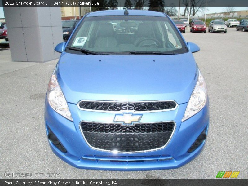 Denim (Blue) / Silver/Blue 2013 Chevrolet Spark LT