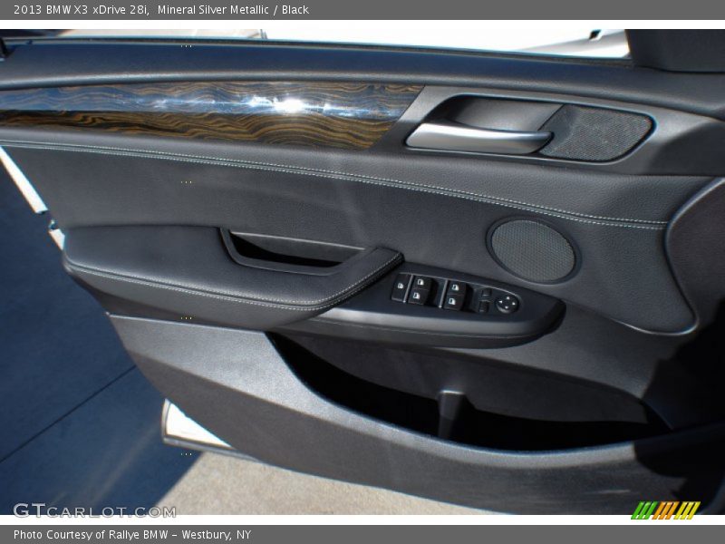 Mineral Silver Metallic / Black 2013 BMW X3 xDrive 28i