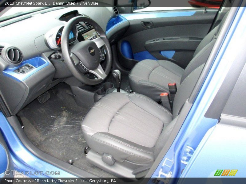 Silver/Blue Interior - 2013 Spark LT 