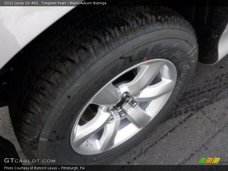 Tungsten Pearl / Black/Auburn Bubinga 2013 Lexus GX 460