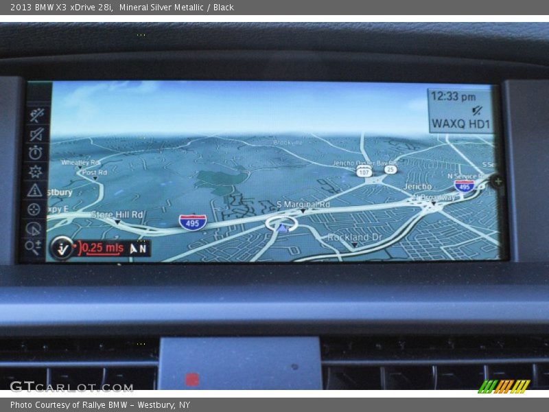 Mineral Silver Metallic / Black 2013 BMW X3 xDrive 28i