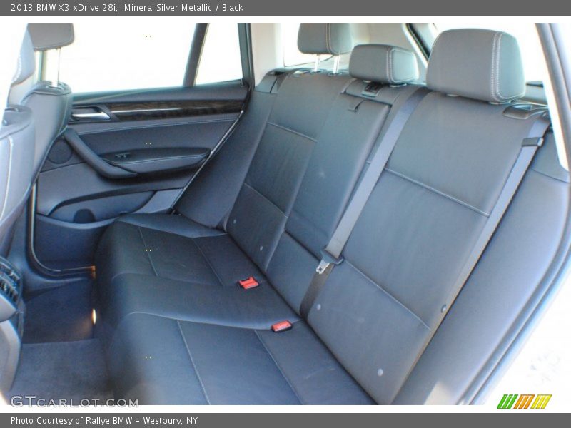 Mineral Silver Metallic / Black 2013 BMW X3 xDrive 28i
