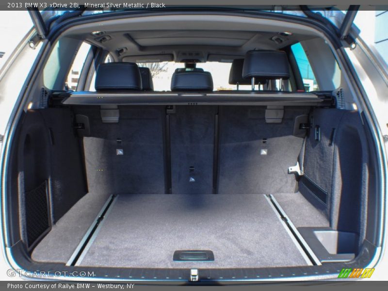 Mineral Silver Metallic / Black 2013 BMW X3 xDrive 28i