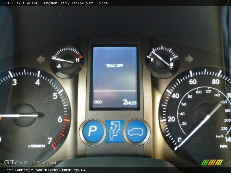 Tungsten Pearl / Black/Auburn Bubinga 2013 Lexus GX 460