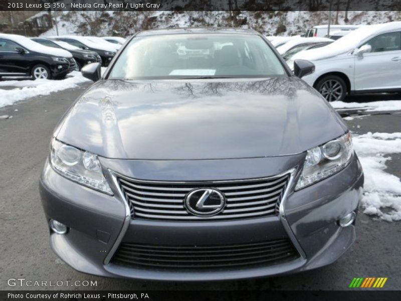 Nebula Gray Pearl / Light Gray 2013 Lexus ES 350