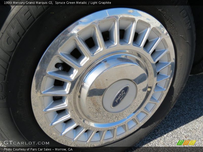 Spruce Green Metallic / Light Graphite 1999 Mercury Grand Marquis GS