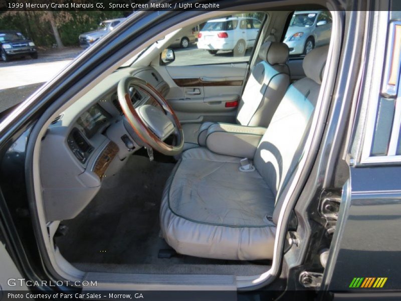 Spruce Green Metallic / Light Graphite 1999 Mercury Grand Marquis GS