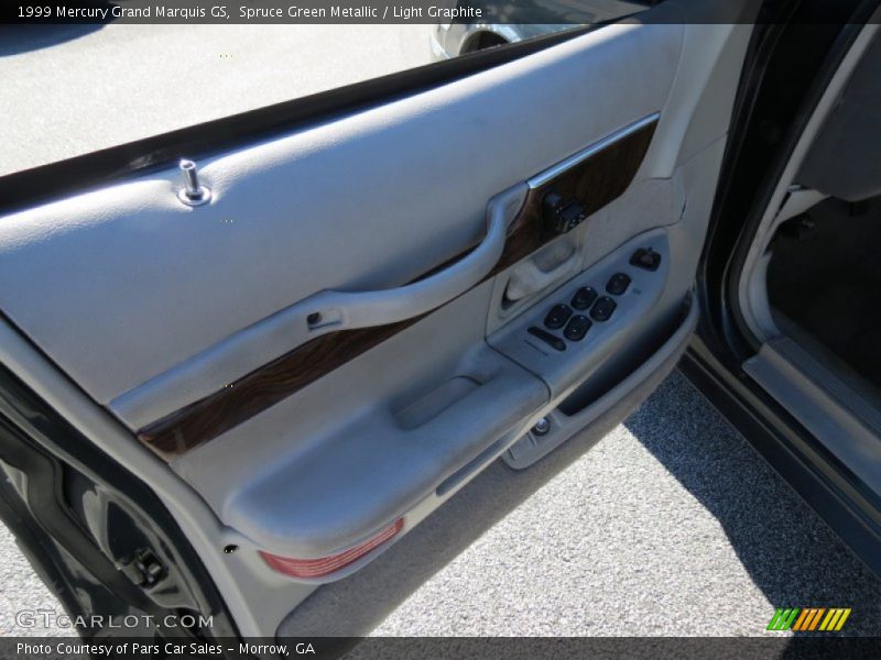 Spruce Green Metallic / Light Graphite 1999 Mercury Grand Marquis GS
