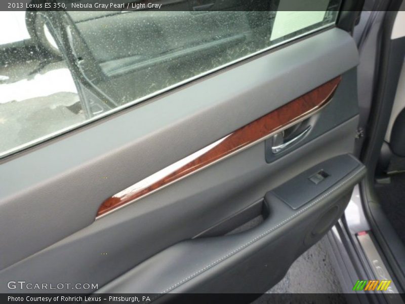 Nebula Gray Pearl / Light Gray 2013 Lexus ES 350