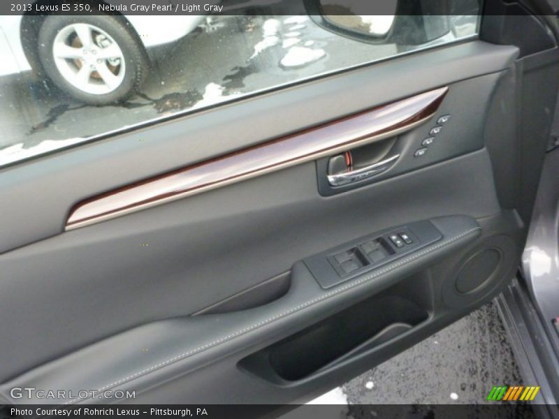 Nebula Gray Pearl / Light Gray 2013 Lexus ES 350