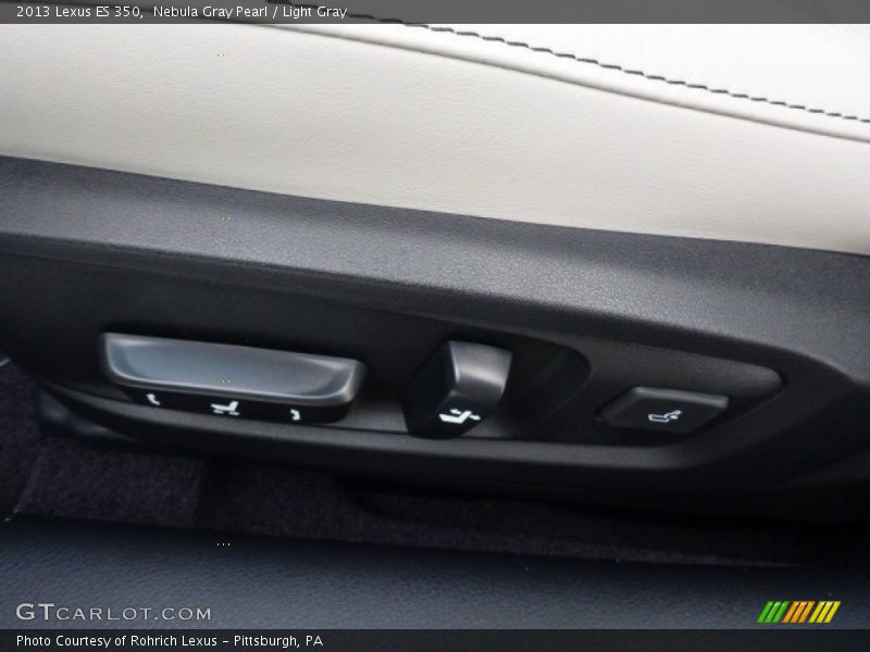 Nebula Gray Pearl / Light Gray 2013 Lexus ES 350